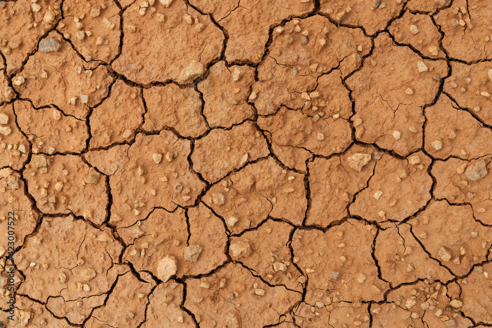 Clay sandy earth cracked Clay sandy earth cracked