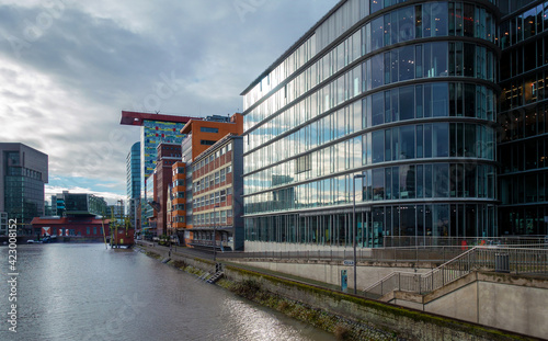 der Medienhafen in Düsseldorf