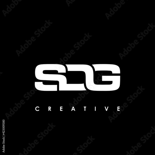 SDG Letter Initial Logo Design Template Vector Illustration