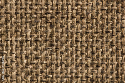 Gray fabric texture background for design. For knitted fabric sweaters, close-up textile banner and background. macro photo.