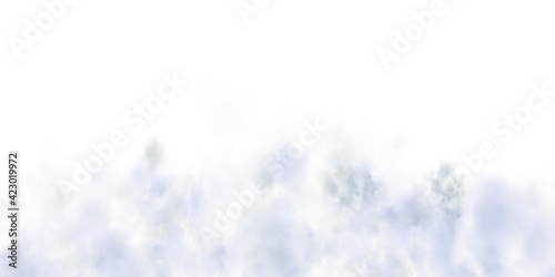 White fog texture isolated on transparent background. Steam special effect. Realistic vector fire smoke or mist 