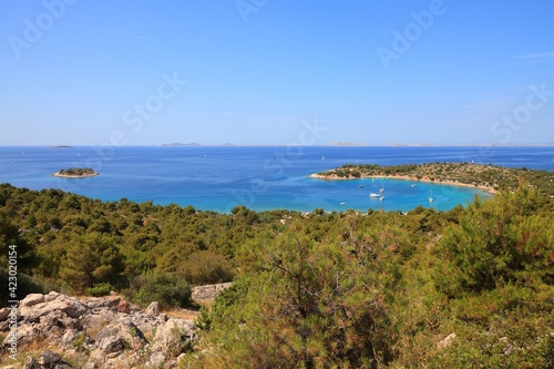 Murter Island landscape in Croatia photo