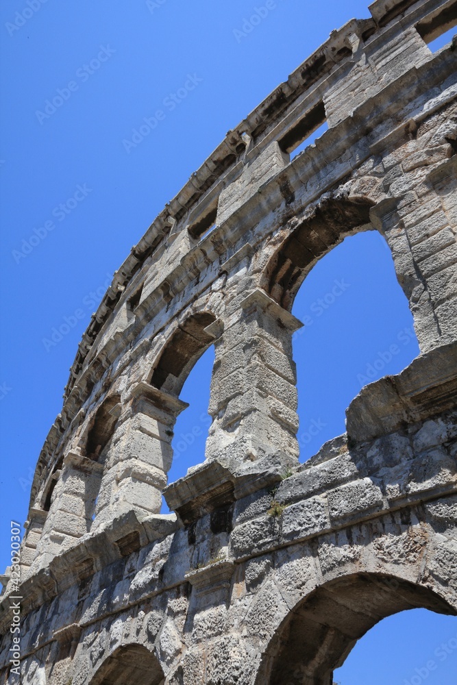 Roman Amphitheatre in Pula, Croatia