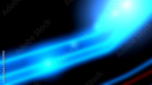 Blue glow screen moves background illustration . blurry view , fix with your project element.