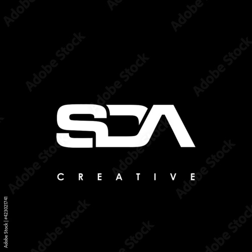 SDA Letter Initial Logo Design Template Vector Illustration photo