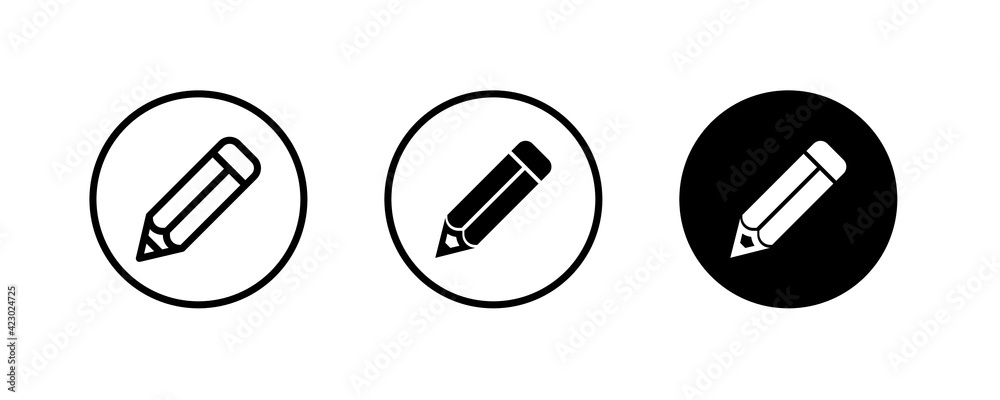 Pencil icon, education, writer, copywriting icons button, vector, sign, symbol, logo, illustration, editable stroke, flat design style isolated on white linear pictogram Pencil icon, education, writer, copywriting icons button, vector, sign, symbol, logo, illustration, editable stroke, flat design style isolated on white linear pictogram