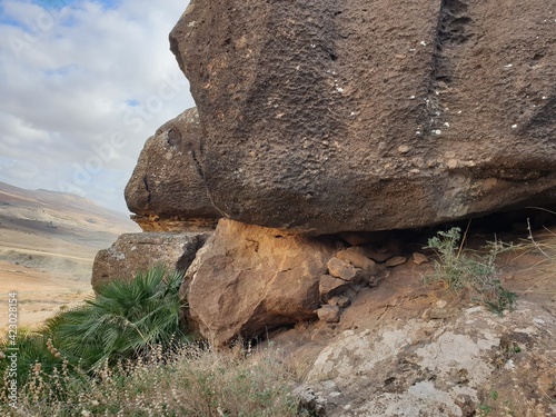 Big rocks in the mountains of Algeria Tiaret