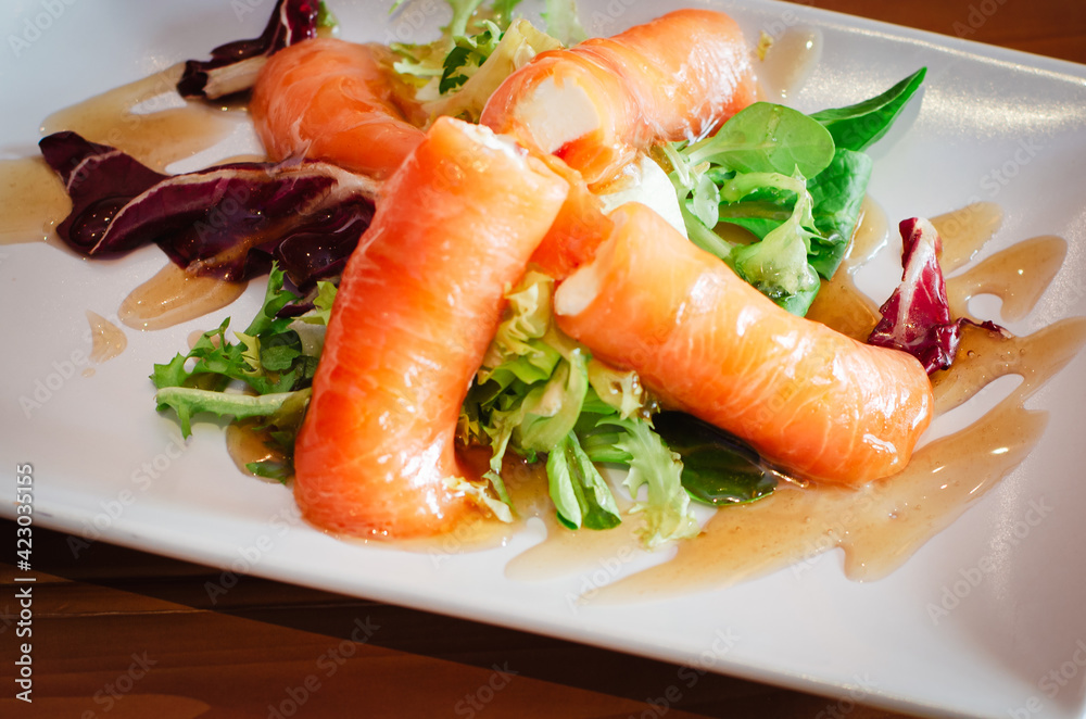 shrimps on a plate shrimps on a plate