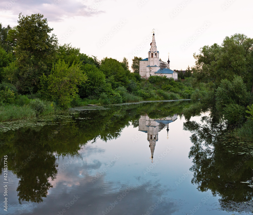 Church of Cosmas and Damian, Kozmodemyanskaya Church, on Yarunova Hill. Suzdal, Vladimir Oblast, Russia