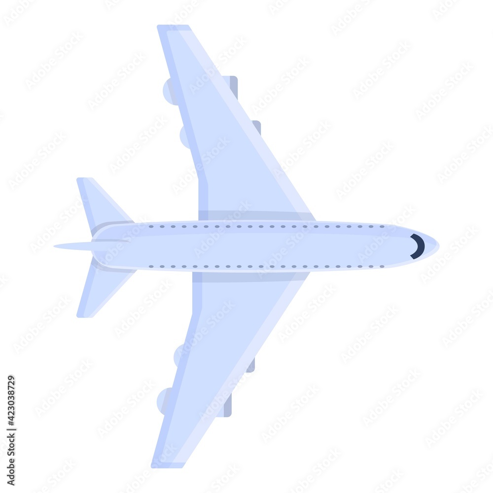 Aircraft icon. Cartoon of aircraft vector icon for web design isolated on white background Aircraft icon. Cartoon of aircraft vector icon for web design isolated on white background