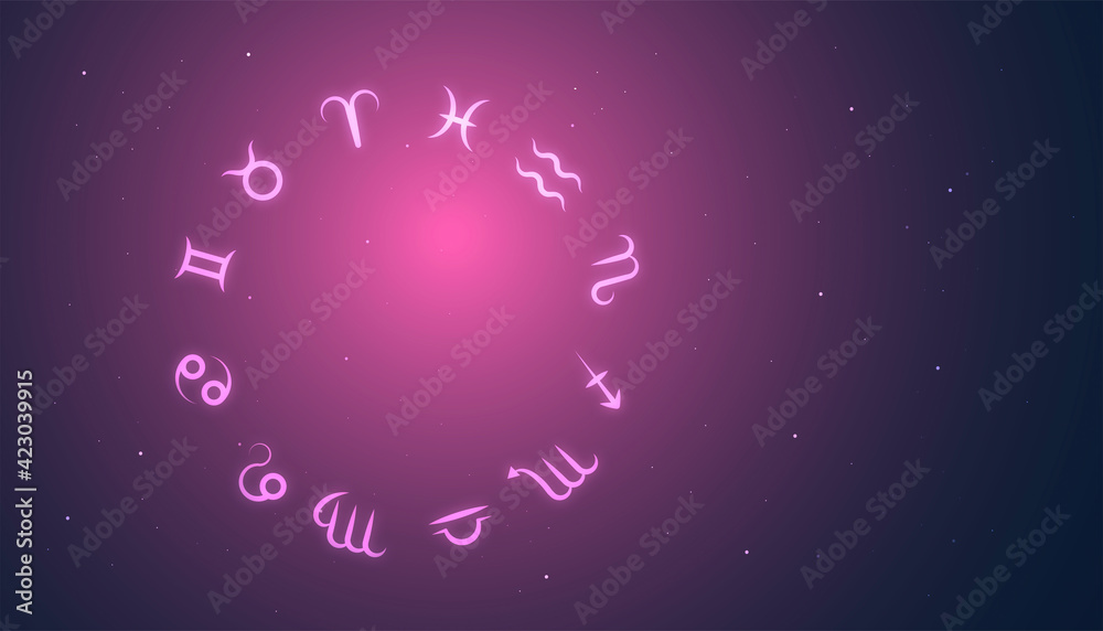 sfondo, grafica, zodiaco, segni zodiacali, oroscopo