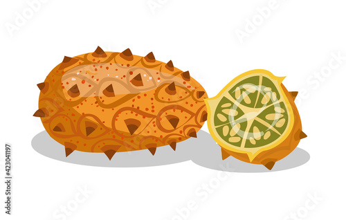 Fruit exotica kiwano