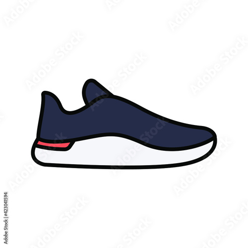 shoes icon. fashion sign. sneaker vector illustration.