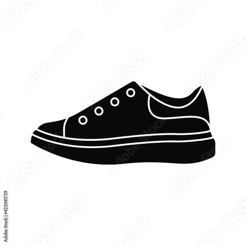 shoes icon. fashion sign. sneaker vector illustration.