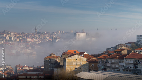 View from Gaia to Oporto