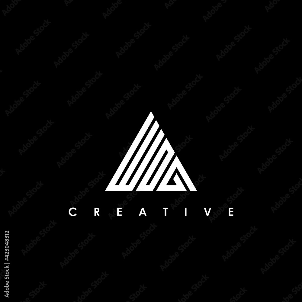 WOG Letter Initial Logo Design Template Vector Illustration WOG Letter Initial Logo Design Template Vector Illustration