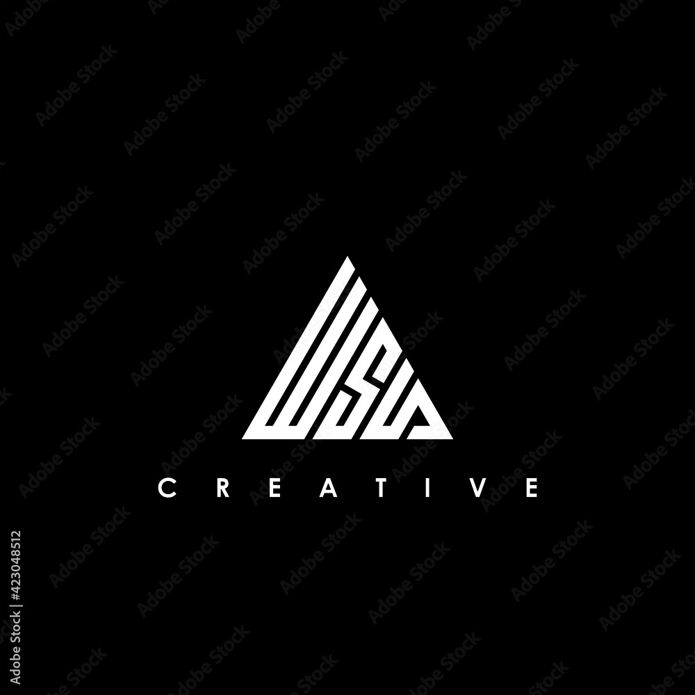 WSS Letter Initial Logo Design Template Vector Illustration WSS Letter Initial Logo Design Template Vector Illustration