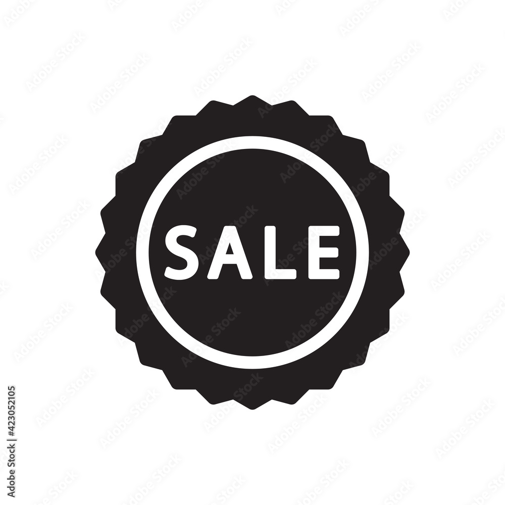 Sale Sticker Icon - badge and label icon Sale Sticker Icon - badge and label icon