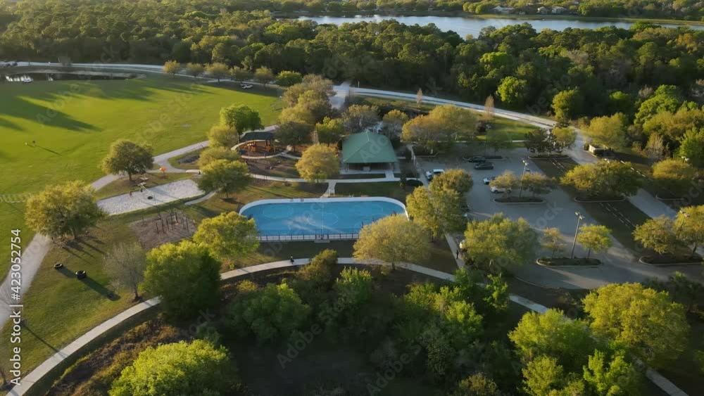 aerial of Adventure Park in Lakewood Ranch (Bradenton), Florida. The community boasts an extensive network of trails and athletic and community amenities aerial of Adventure Park in Lakewood Ranch (Bradenton), Florida. The community boasts an extensive network of trails and athletic and community amenities