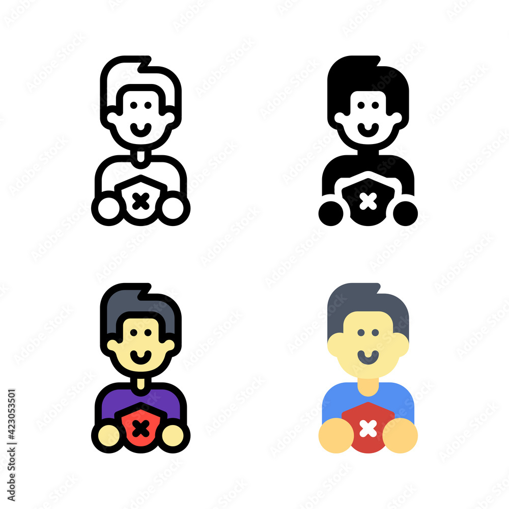 Risk unsafety User Account Avatar Icon, Logo, and illustration Risk unsafety User Account Avatar Icon, Logo, and illustration