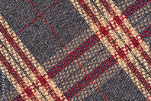 Cloth. Checkered fabric. Fabric texture for background and decoration of artwork.
