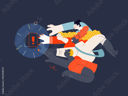 Discounts, sale, promotion. Flat vector modern illustartion