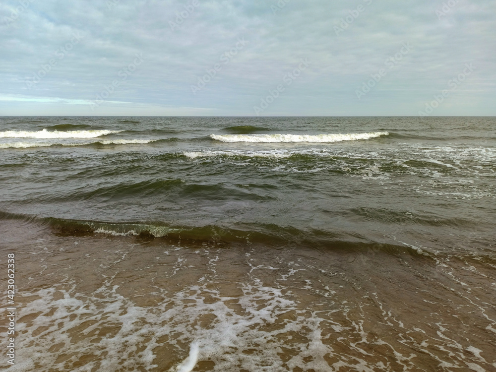 Baltic Sea coast in Svetlogorsk