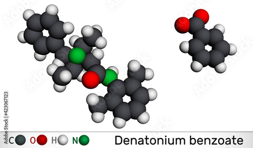 Konstfotografi Denatonium benzoate molecule