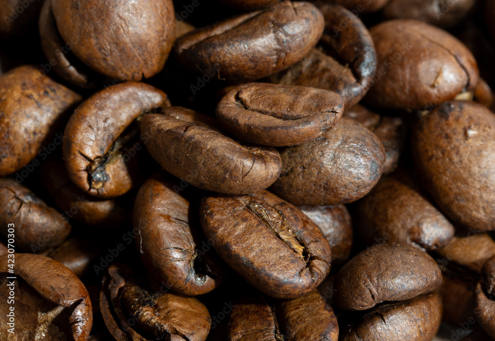 Coffee beans close up Coffee beans close up