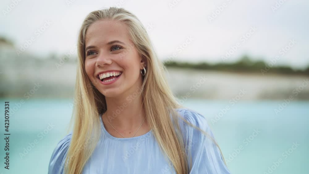 Beautiful Woman Dancing In Funny Way Beautiful Woman Dancing In Funny Way