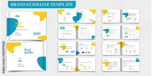 Brand Guideline Template Brochure Brand Guideline Template Brand Style Guide Brand Identity Guide
