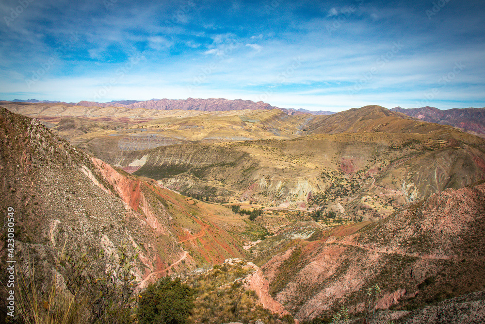 hiking in sucre, bolivia, maragua crater