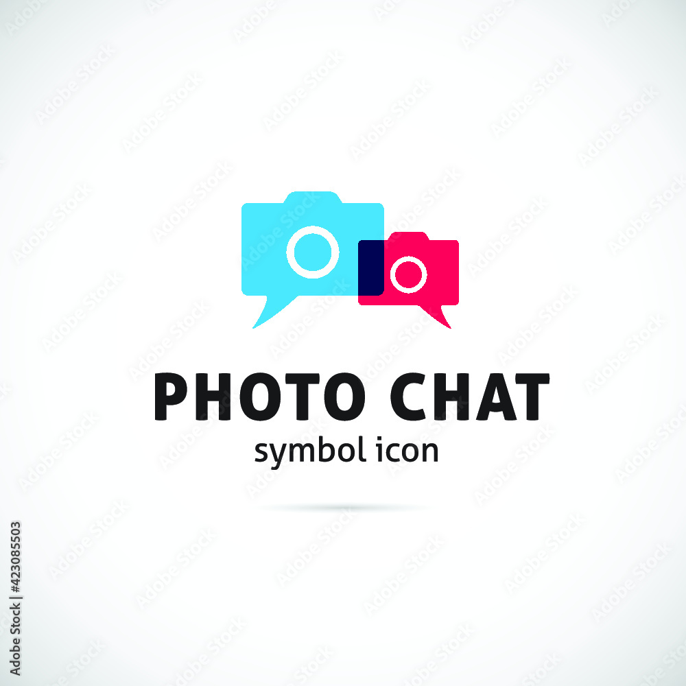 abstract logo design chat photo