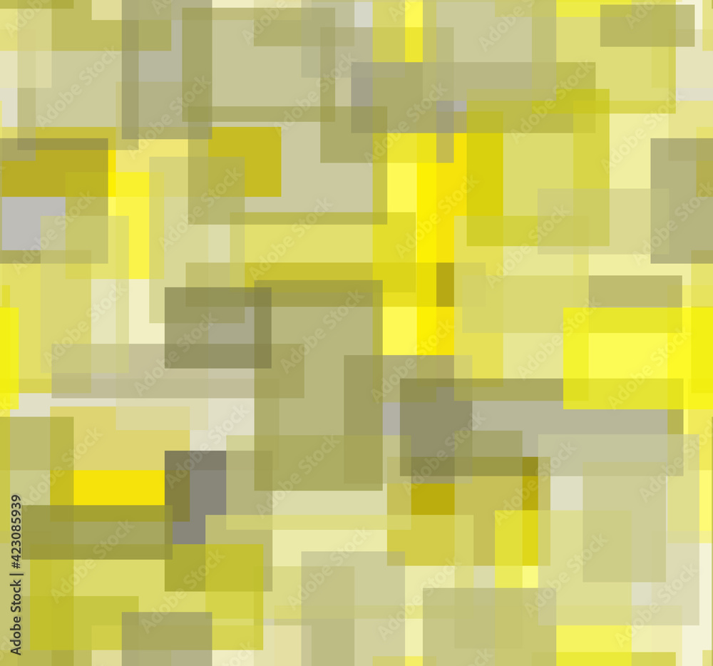 A drawing of geometric shapes in yellow tones.Backgrounds and textures, seamless background. A drawing of geometric shapes in yellow tones.Backgrounds and textures, seamless background.