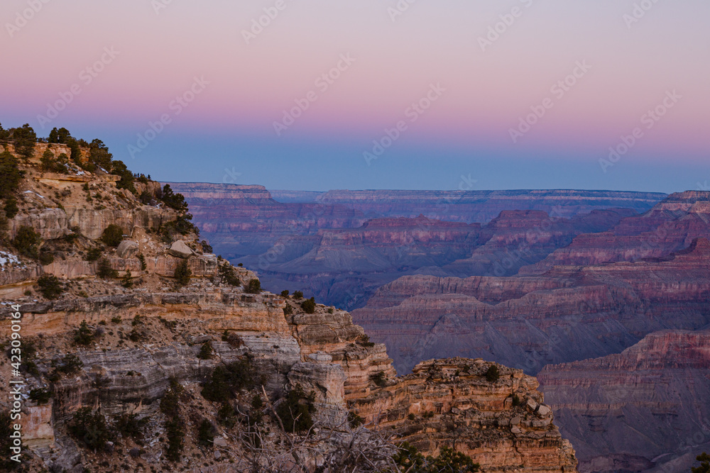 sunrise at grand canyon