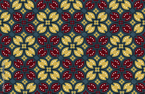 Batik Indonesian: is a technique of wax-resist dyeing applied to whole cloth, or cloth made using this technique originated from Indonesia.