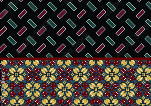 Batik Indonesian: is a technique of wax-resist dyeing applied to whole cloth, or cloth made using this technique originated from Indonesia.