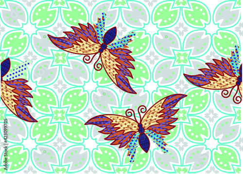 Indonesian batik motif, Batik is a technique of wax-resist dyeing applied to whole cloth, or cloth made using this technique originated from Indonesia