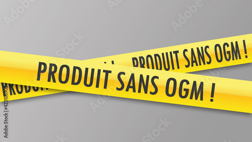 Logo produit sans ogm.