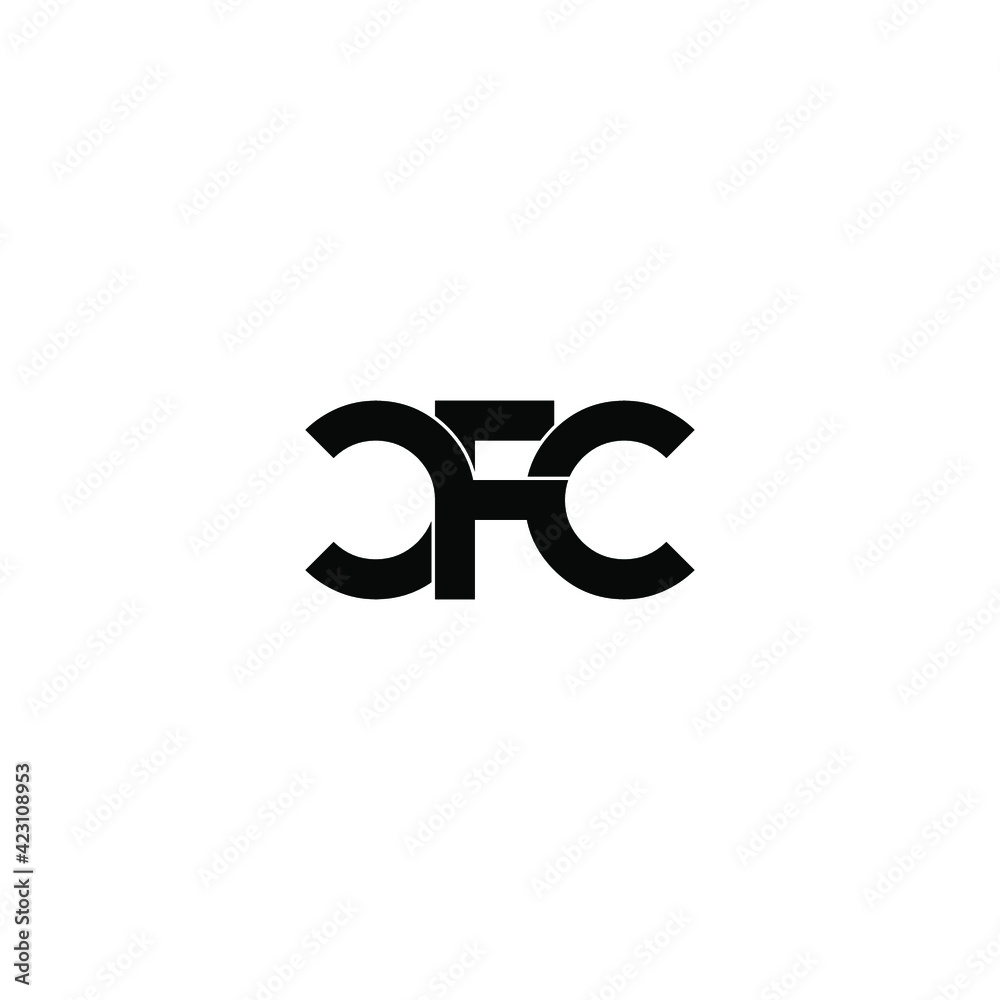 cfc letter original monogram logo design cfc letter original monogram logo design