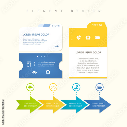 Highly utilized web element infographic 