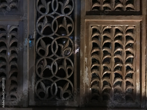 shiraz, Iran - march 28, 2017:  photos of antiques in traditoinal market in shiraz photo