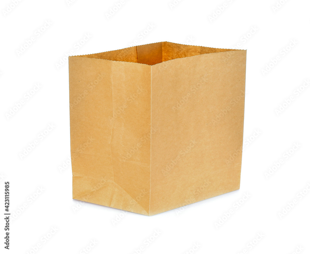 Paper bag on white background Paper bag on white background
