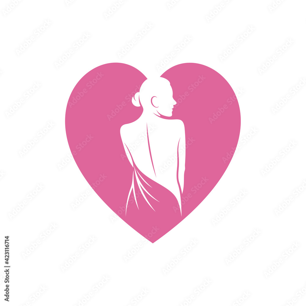Love Beauty Spa logo design vector illustration, Creative Spa logo design concept template, symbols icons Love Beauty Spa logo design vector illustration, Creative Spa logo design concept template, symbols icons