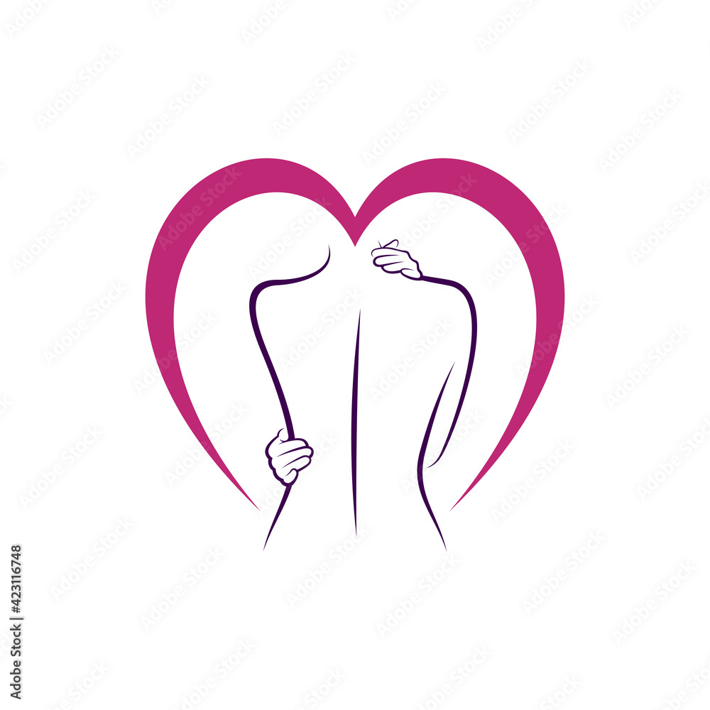 Love Beauty Spa logo design vector illustration, Creative Spa logo design concept template, symbols icons Love Beauty Spa logo design vector illustration, Creative Spa logo design concept template, symbols icons