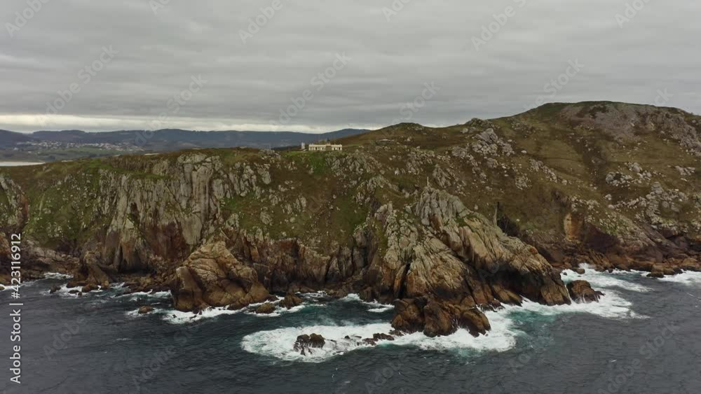 Lighthouse at Cape Prior Lugo Galicia Spain