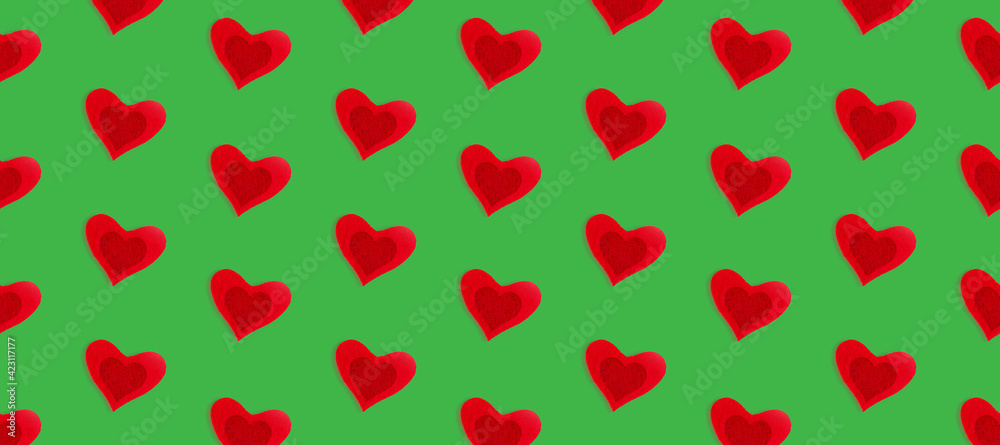 Love background made of red hearts on pastelle background, wedding, valentines day, Abstract background, pop art Love background made of red hearts on pastelle background, wedding, valentines day, Abstract background, pop art