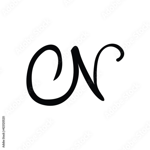 letter N logo vector design template. N minimalist logo template vector.