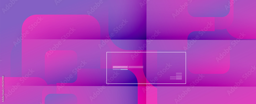 Square shapes composition geometric abstract background. 3D shadow effects and fluid gradients. Modern overlapping forms Square shapes composition geometric abstract background. 3D shadow effects and fluid gradients. Modern overlapping forms