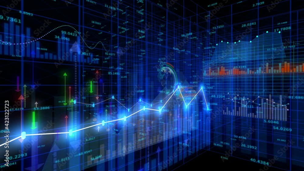 4K financial stock chart;Business tech digital Data trend hud Graph;Financial business diagram with charts and stock numbers showing profits and losses over time dynamically. 4K financial stock chart;Business tech digital Data trend hud Graph;Financial business diagram with charts and stock numbers showing profits and losses over time dynamically.
